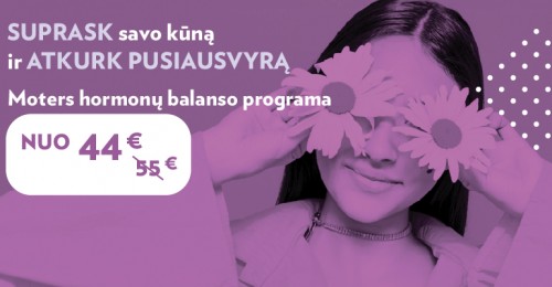 Nauja programa moterims: sužinok, ką išduoda tavo hormonai